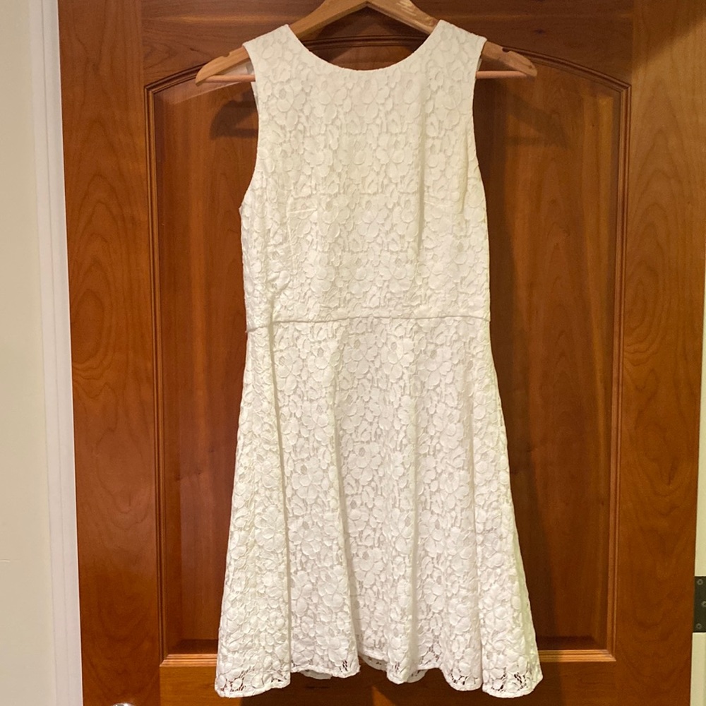 🤩 Alex + Alex - white lace dress - fully lined - vintage good condition- 6